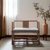 Nueva Silla Redonda de Madera Maciza Estilo Chino Silla de Té para Sala de Té Zen Silla de Gran Tutor de Madera de Fresno Silla Circular Sencilla Casual Silla de Estudio Sillón