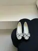 Sapatos Mary Jane com Salto Baixo Estilo Francês e Laço para Noite para Mulheres, Novo Modelo 2026