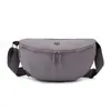 Bolsa de sela feminina transfronteiriça, bolsa transversal leve e estilosa, bolsa casual tipo bolinho para o dia a dia, bolsa de ombro sob o braço em tecido de nylon de cor sólida