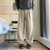 NASA SOBRE Pantalones Largos Casuales de Pierna Recta Suelta y Pierna Ancha, Estilo Nuevo de Otoño 2026 para Hombre