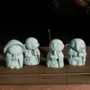 Escritorio de estilo chino, Buda Wei del Norte, estatua de Buda, micropaisaje de Buda, pecera, paisajismo, rocalla, adornos de escritorio, té, mascota, fragancia, decoración de camino