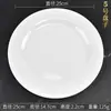 Prato de plástico branco, prato para lanches, prato de melamina branca, prato para café da manhã, prato quadrado de cerâmica para sushi, prato decorativo