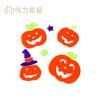 Calcomanías de Gel para Ventana de Halloween Juguetes para Niños Gel Suministros para Vacaciones Calcomanías para Refrigerador Pared Lisa