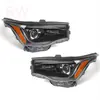 Aplicable a 2017-19 Gmc Acadia Faro Halógeno con Luces Diurnas LED Fondo Negro 84736975