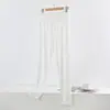 Pantalones Largos Estilo Nuevo Primavera y Otoño Pantalones de Modal de Cintura Alta para Mujer Sueltos Casuales Pantalones de Otoño Sin Costuras Talla Extra Pantalones Base Elásticos