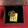 Em Estoque Entrega Rápida Novo Pingente de Caractere da Fortuna Pintado de Dourado Estilo Chinês, Acessório de Colar Moderno Estilo Antigo para Homens e Mulheres