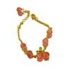 Libro Rojo Mismo Estilo Pulsera de Flores Suzuki para Mujer Lujo Ligero ins Nicho Corazón de Niña Set de Pulseras para Novia Regalo