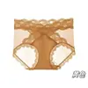 Populares calzones de encaje sexy satinados de estilo francés para mujer en TikTok, de cobertura total, tiro medio, sin costuras, transpirables