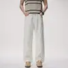 Roupas Masculinas Fengshe / Nova Coleção Primavera e Outono 2026 Marca de Moda High Street Americana Jeans Vintage Lavado Reto Solto Calças Longas
