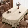 Mantel de Mesa con Caída Estilo Francés, No Lavable, Impermeable, Resistente al Aceite, Nuevo Modelo 2026, Lujo Ligero, Sensación de Alta Gama, Mantel para Mesa de Comedor Ovalada
