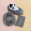 Cubrezapatos de tela no tejida con estampado de dibujos animados transfronterizo, desechables, esmerilados, antideslizantes, para interiores, resistentes al desgaste, cubierta especial para pies de conejo