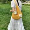 Bolsa Estilo Preguiçoso de Pedido Estrangeiro para Mulheres, Nova Tendência de Verão 2026 Bolsa de Ombro Trançada para Férias, Bolsa Tote de Grande Capacidade