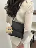 Bolsa feminina texturizada de alta qualidade, nova moda trendy primavera/verão, bolsa quadrada pequena casual de grande capacidade, bolsa transversal feminina atacado