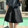 Shorts de Traje Primavera Mujer 2026 Nuevos de Cintura Alta Línea A Pierna Ancha Pantalones Casuales Pantalones Adelgazantes Pantalones Cortos Calientes de Moda