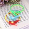 Nova Pulseira Estilo Coreano Moda Ol Cor Doce Personalizada Zíper Pulseira Joia de Pulso Fornecedor de Barraca de Rua Atacado Versátil