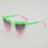 Lindas Gafas de Sol para Niños y Niñas con Diseño de Margarita Colorida, Forma de Corazón, Ropa Divertida para Fotos, Protección UV