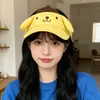 Adorable Gorra de Sol con Dibujo de Perro Pudín Estilo Japonés para Niña Deportes al Aire Libre Casual Protección Solar Gorra de Béisbol para Mujer