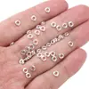 Temporada Navideña Kit de Materiales para Pulsera DIY con Cuentas Plateadas Romas
