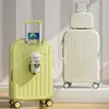 Douyin Dropshipping Maleta Multifuncional Novo Estilo para Mulheres ins Caixa com Senha Estudante Maleta de Viagem Durável Resistente Puxador