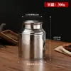 Aço Inoxidável Lata de Chá Lata Selada Lata de Armazenamento Embalagem de Chá Lata de Ferro Doméstica Portátil Mini Pequena Caixa de Chá Grande Chá