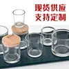 Vaso Transparente para Velas Perfumadas de Vidrio Vaso Vacío Tarro para Velas DIY Portavelas para Hogar Hotel Vidrio de Cera de Soja