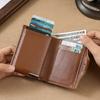 Suministro de comercio exterior antimagnético rfid para hombre tarjetero billetera emergente automática funda para tarjeta bancaria/autobús estuche de metal aluminio