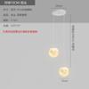 Planeta Luna simple astronauta niño niña habitación infantil dormitorio celebridad de internet mesita de noche pequeño candelabro sala de estar lámpara colgante larga