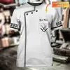 Camiseta de Moda de Verão Personalizada para Negócios de Barbeiro Estampa 3D Camiseta Neutra Casual Respirável Manga Curta