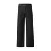 Estilo Regular Forrado de Polar Otoño/Invierno 2026: Jeans Rectos de Color Original Retro Americano para Hombre, Marca de Moda High-Street, Pantalones Largos de Corte Ajustado
