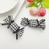 Novos Acessórios de Laço Doce em Tecido Xadrez Costurados à Mão para Bolsa DIY, Acessórios de Cabelo, Capa de Celular, Acessórios de Roupa