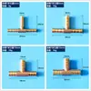 En stock T de cobre macizo en T espiga de espiga de cobre T transversal de cobre tridente 4mm6mm8mm10mm resistencia a la corrosión