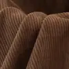 Terciopelo de pana de microfibra imitación algodón de 8 costillas, 100% poliéster, tejido de pana de punto de urdimbre elástica de 8 rayas para pantalones, pantalones lavables y material para chaquetas