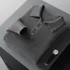 Suéter 100% cashmere puro de 12 pontos para homens, gola polo casual para o trabalho, suéter de tricô solto para outono e inverno