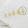 Retenção de cor 14K ouro 18K ouro real fecho de lagosta joias pulseira acabamento conexão fecho de mola acessórios faça você mesmo material