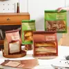 Bolsa de embalaje para pan de molde de 450g bolsas para bagels pan horneado bolsa para comidas pan de molde bolsa autosellante bolsa de embalaje para croissants en rodajas