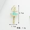 Colgante de aleación con forma de gota de aceite, flor, mariposa, lápiz, pendientes, collar, pulsera, joyería DIY, llavero, colgante, pequeños accesorios.
