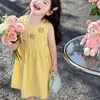 Vestido de Verano para Niña 2026 Nuevo de Moda Conjunto de Verano para Bebé Vestido sin Mangas tipo Camiseta Vestido Dulce y Lindo para Niños