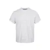 Eme Yishengyi Camiseta de Manga Corta Versátil Holgada Casual Transpirable Texturizada de Punto Retro Americana Cuadrada