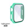 Para Apple Watch SE-S9 Capa Protetora para Apple Watch Case Fosco com Spray de Óleo Película Case Integrado de PC