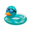 Bestseller transfronterizo: Flotador inflable de pato amarillo grande, adecuado para adultos y niños, inflable para montar con diseño engrosado antivuelco para uso en piscina