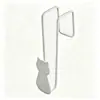 Gancho de Armazenamento Temático de Gato Transfronteiriço Gancho Único Desenho Animado Criativo Rack de Armazenamento Doméstico para Cozinha Gancho de Metal para Porta de Armário Sem Furos