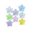 Color Transparente Fino Flash Estrella de Cinco Puntas Accesorios de Resina DIY Funda para Teléfono Horquilla Vaso de Agua Hebilla para Zapatos Accesorios Estrellas