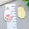 Accesorios DIY Caricatura Gotas de Aceite Colección Conejito Lindo Llavero Collar Pulsera Colgante Colgante de Aleación