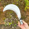 Foice Grossa de Pendurar nas Costas da Marca Yongkua, Foice com Cabo de Aço Manganês, Cortador de Grama, Foice para Colher Arroz, Faca para Mudas 110