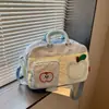 Bolso de Mano Nuevo Patchwork de Colores Gran Capacidad Bolsa para Viajes Cortos Personalizado Moderno Bolso de Fitness para Mujeres Bolsa de Equipaje Ligera