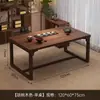 Mesa de té para balcón modelo nuevo 2026, mesa de té pequeña para balcón, nuevo estilo chino, juego de mesa y sillas de té de madera maciza para uso doméstico