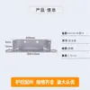Conexión de Barandilla Arte de Hierro Acero Zinc Accesorios de Fijación para Barandilla de Balcón, Soporte para Tubos Cuadrados, Soporte de Abrazadera de Pared