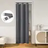 Exclusivo Transfronteiriço para Amazon Cortinas de Porta de Cor Pura Acabadas de Alto Blackout para Privacidade Cortinas de Guarda-Roupa Cortinas de Isolamento Térmico e Redução de Ruído