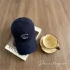 Gorra de Béisbol Lavada a la Piedra para Pareja, Primavera y Otoño, para Mujer, con Bordado de Gato, Sombrero Casual Versátil con Protección Solar