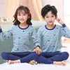 Conjunto de Ropa de Otoño para Niños, Algodón Puro, Conjunto de Ropa Interior Térmica para Niños, Pijamas de Invierno para Niños, Tops y Pantalones Térmicos para Niñas